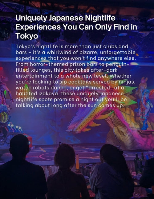 Tokyo Nightlife Guide - 40+ Hidden Nightlife Gems