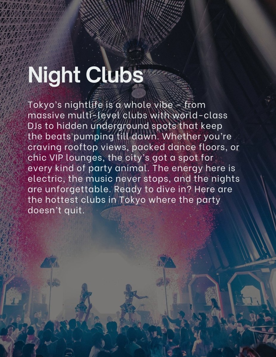 Tokyo Nightlife Guide - 40+ Hidden Nightlife Gems
