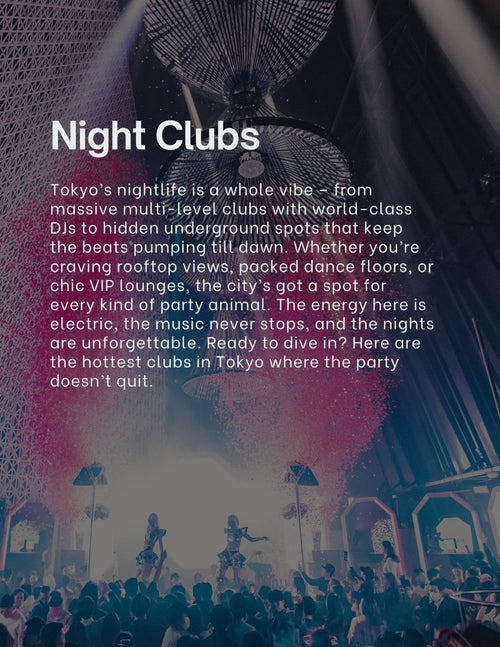 Tokyo Nightlife Guide - 40+ Hidden Nightlife Gems