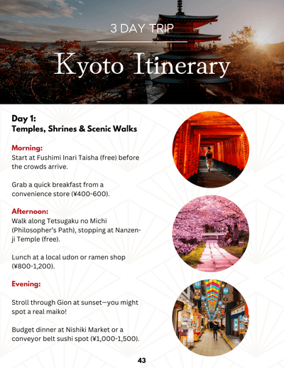 Insiders Kyoto Travel Guide